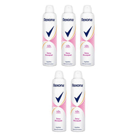 Rexona Antiperspirant Aerosol Deodorant Sexy Bouquet 250mL Pack of 5