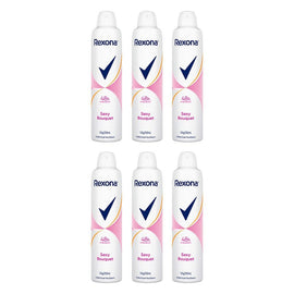 Rexona Antiperspirant Aerosol Deodorant Sexy Bouquet 250mL Pack of 6