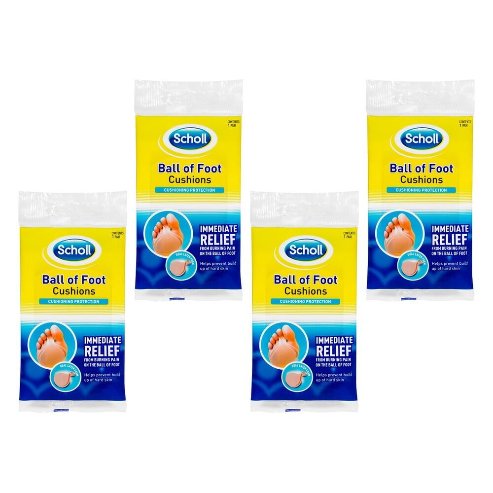 Scholl Ball of Foot Cushions Pack of 4