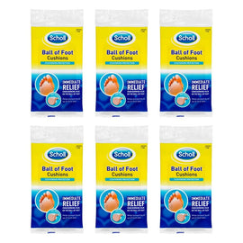 Scholl Ball of Foot Cushions Pack of 6