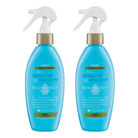 OGX Shine + Hydrate Argan Oil of Morocco Heat Protect Spray 177mL Pack of 2