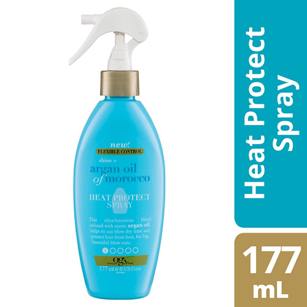 OGX Shine + Hydrate Argan Oil of Morocco Heat Protect Spray 177mL