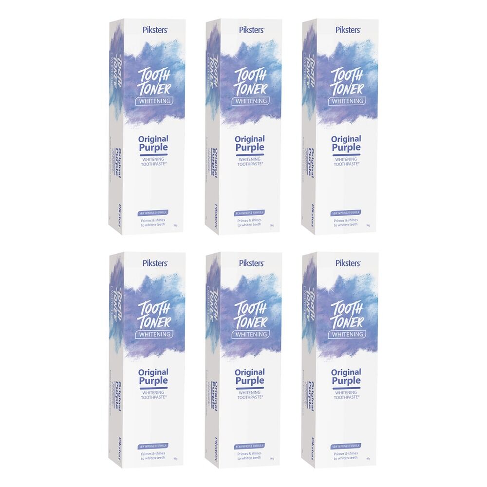 Designer White Tooth Toner Purple 75mL Pack of 6