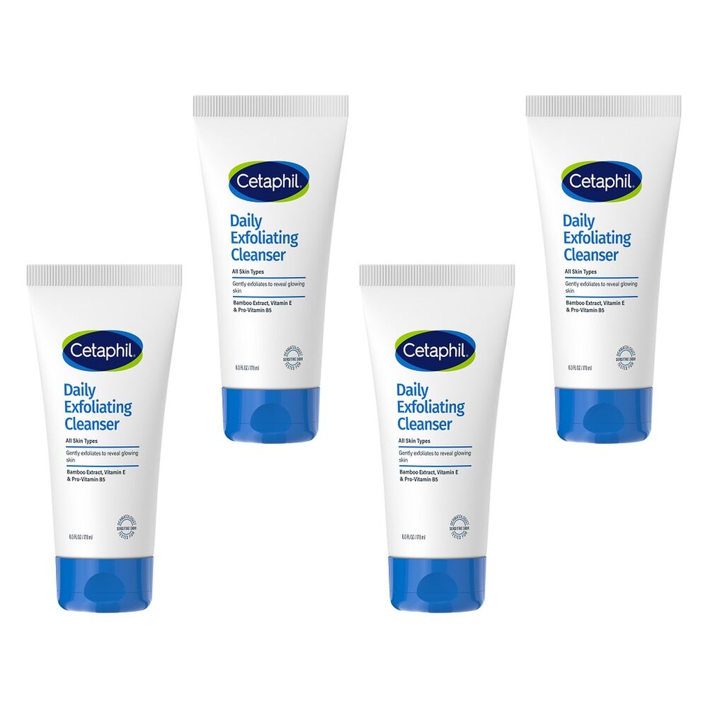 Cetaphil Daily Exfoliating Cleanser 178mL Pack of 4