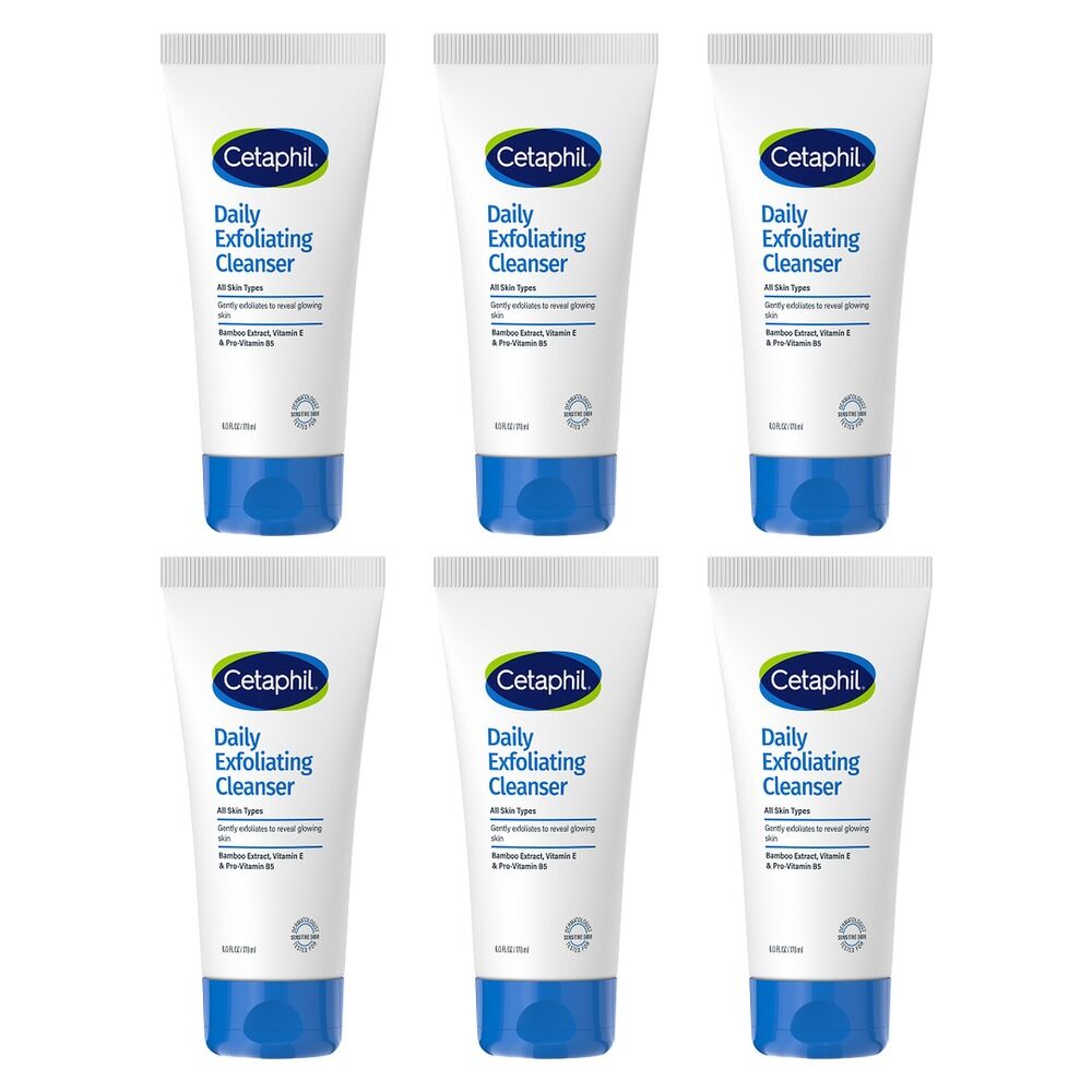 Cetaphil Daily Exfoliating Cleanser 178mL Pack of 6