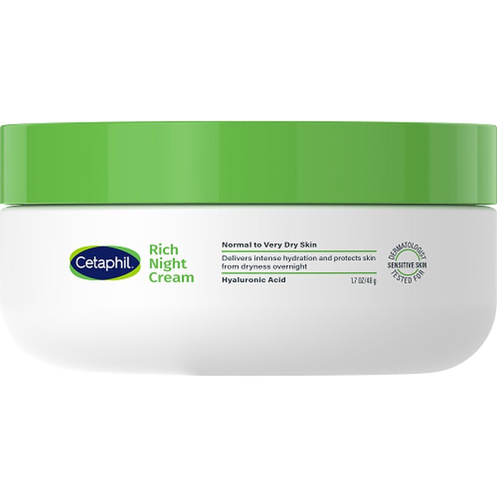 Cetaphil Rich Hydrating Night Cream with Hyaluronic Acid 48g