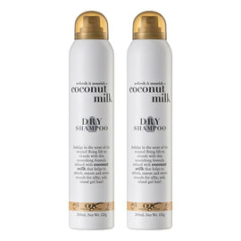 OGX Refresh & Nourish+ Coconut Milk Dry Shampoo All Hair Types 200mL Pack of 2