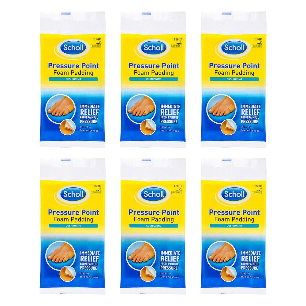 Scholl Pressure Point Foam Padding Pack of 6