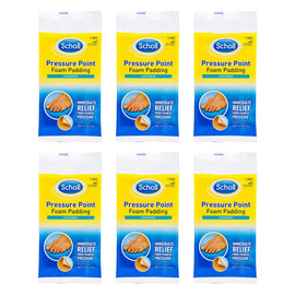Scholl Pressure Point Foam Padding Pack of 6