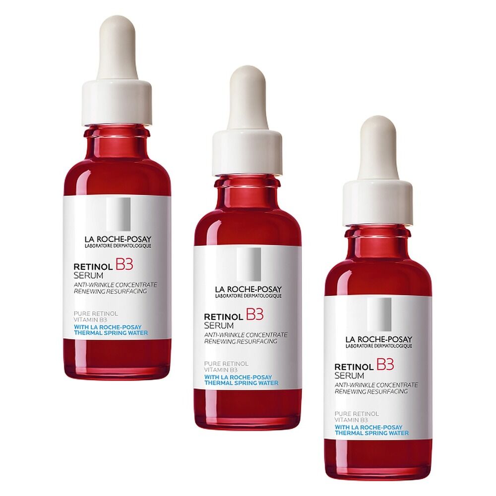 La Roche-Posay Retinol B3 Anti-Ageing Serum 30mL Pack of 3