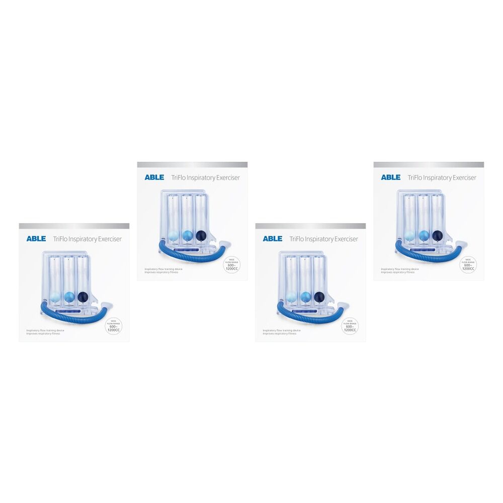 Able TriFlo Inspiratory Exerciser Pack of 4
