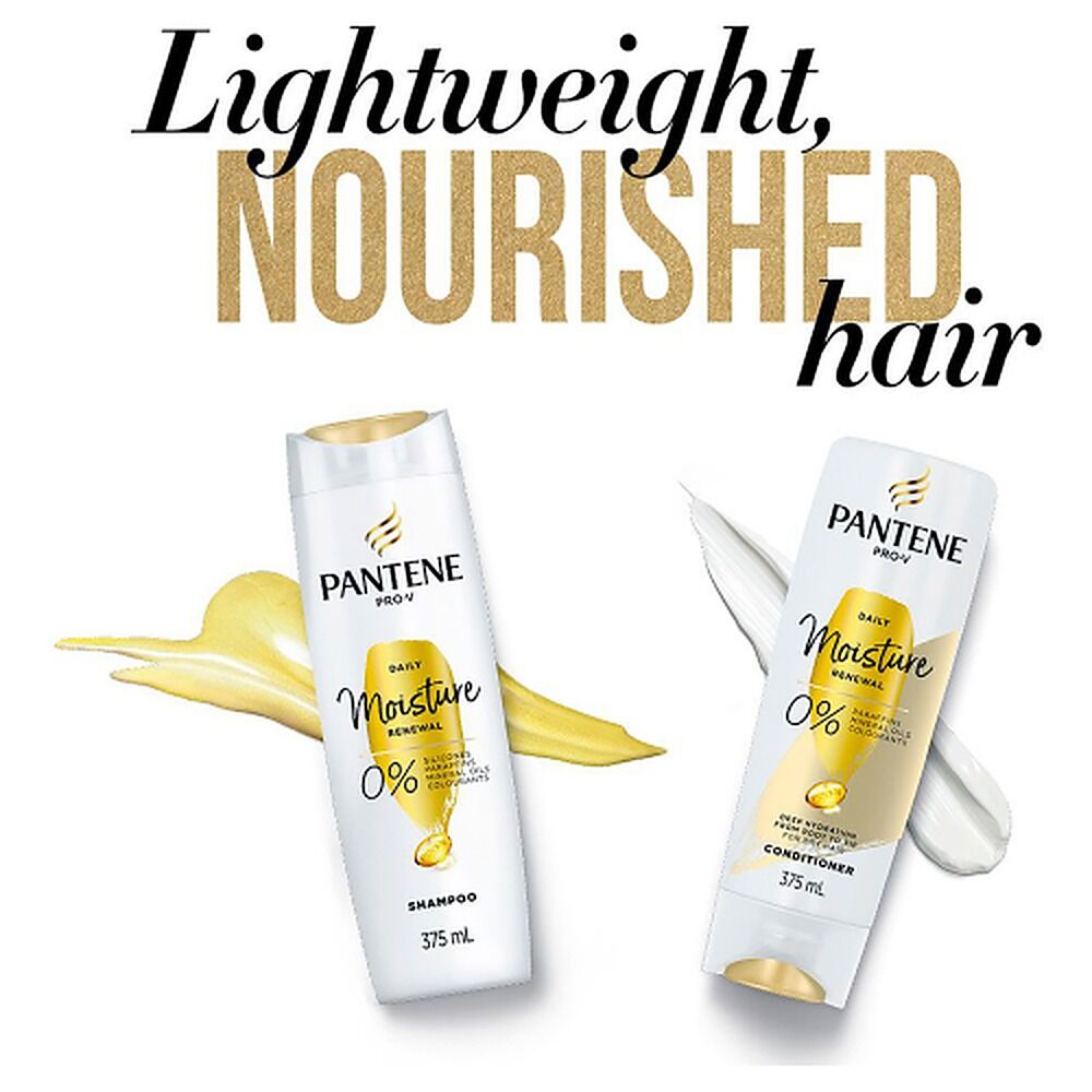 Pantene Pro-V Daily Moisture Renewal Shampoo for Dry Hair 375mL