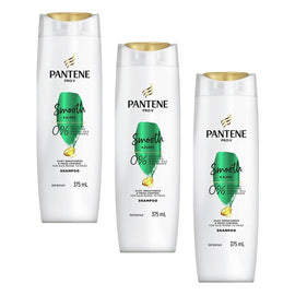 Pantene Pro-V Smooth & Sleek Shampoo 375mL Pack of 3