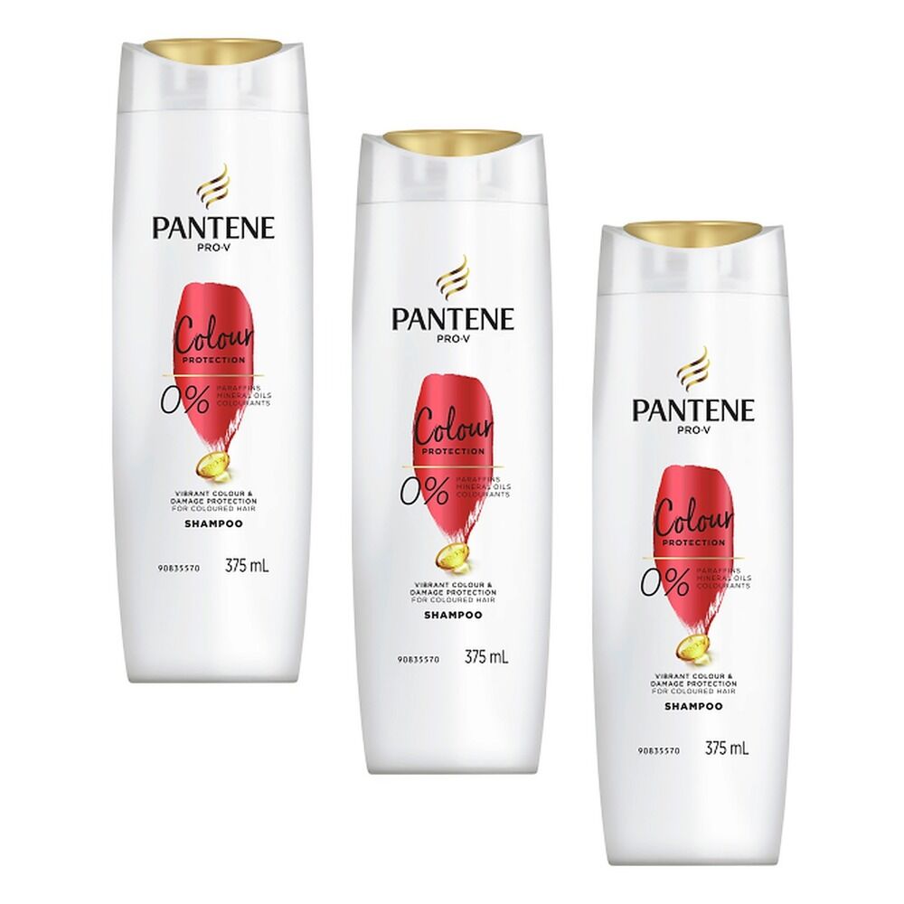 Pantene Pro-V Colour Protection Shampoo 375mL Pack of 3