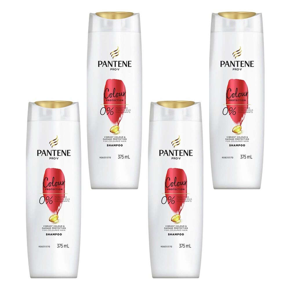Pantene Pro-V Colour Protection Shampoo 375mL Pack of 4