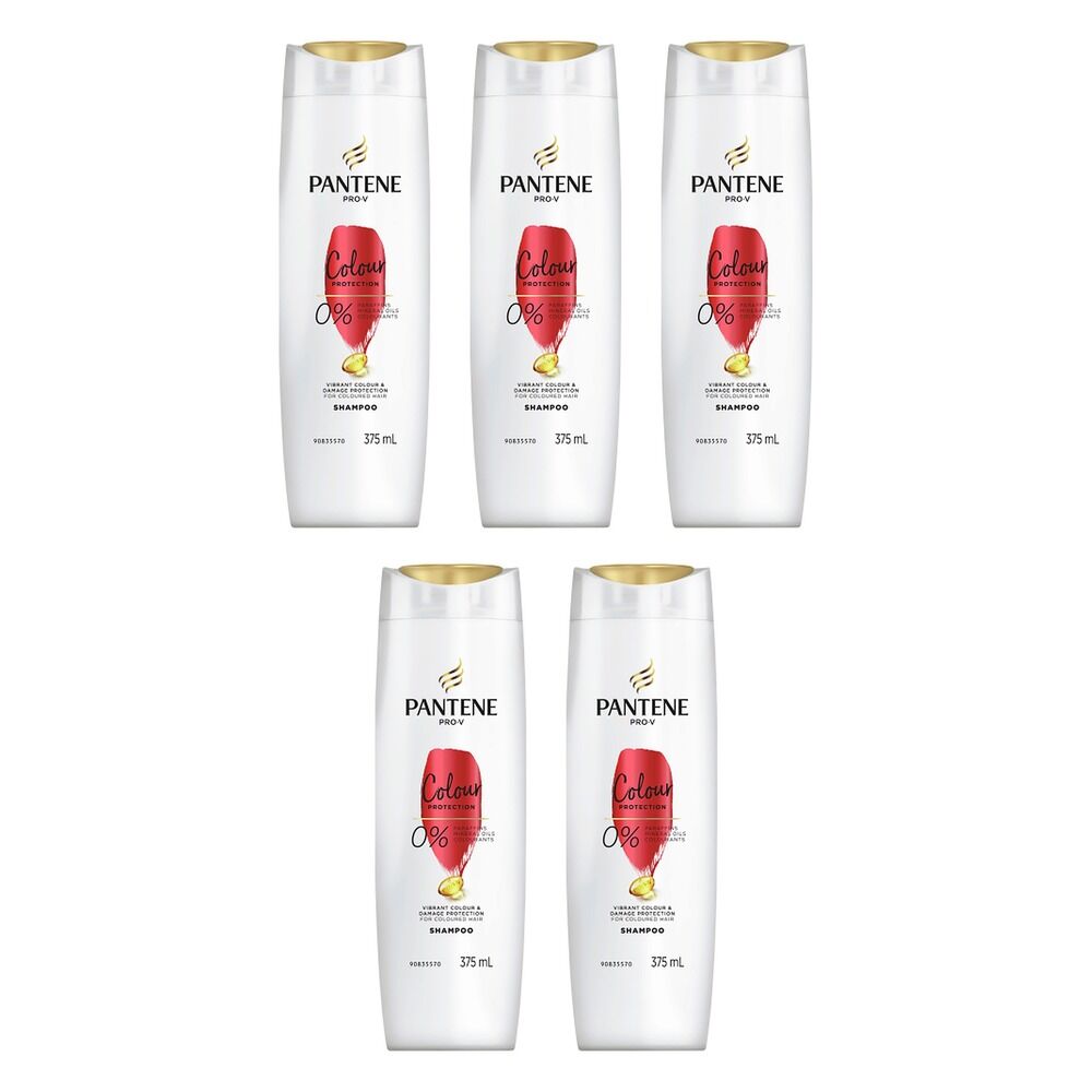 Pantene Pro-V Colour Protection Shampoo 375mL Pack of 5
