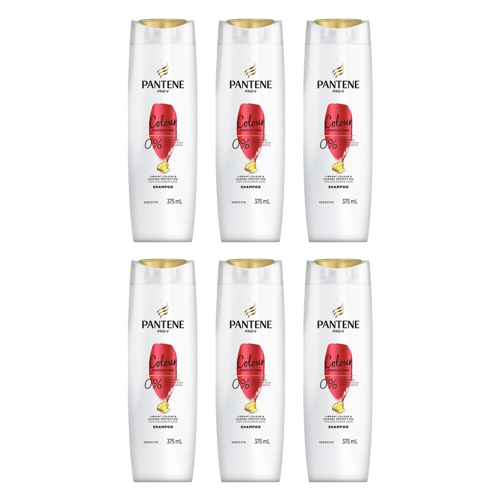 Pantene Pro-V Colour Protection Shampoo 375mL Pack of 6