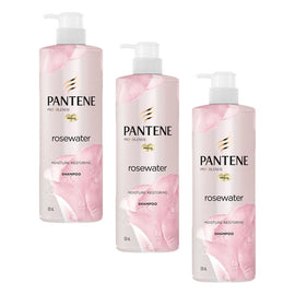 Pantene Pro-V Blends Rosewater Moisture Restoring Shampoo 530mL Pack of 3