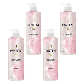 Pantene Pro-V Blends Rosewater Moisture Restoring Shampoo 530mL Pack of 4