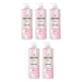 Pantene Pro-V Blends Rosewater Moisture Restoring Shampoo 530mL Pack of 5