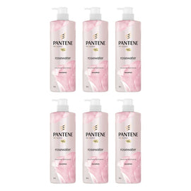 Pantene Pro-V Blends Rosewater Moisture Restoring Shampoo 530mL Pack of 6