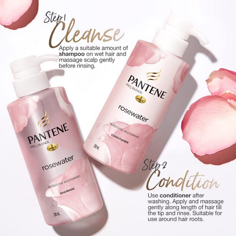 Pantene Pro-V Blends Rosewater Moisture Restoring Conditioner 530mL