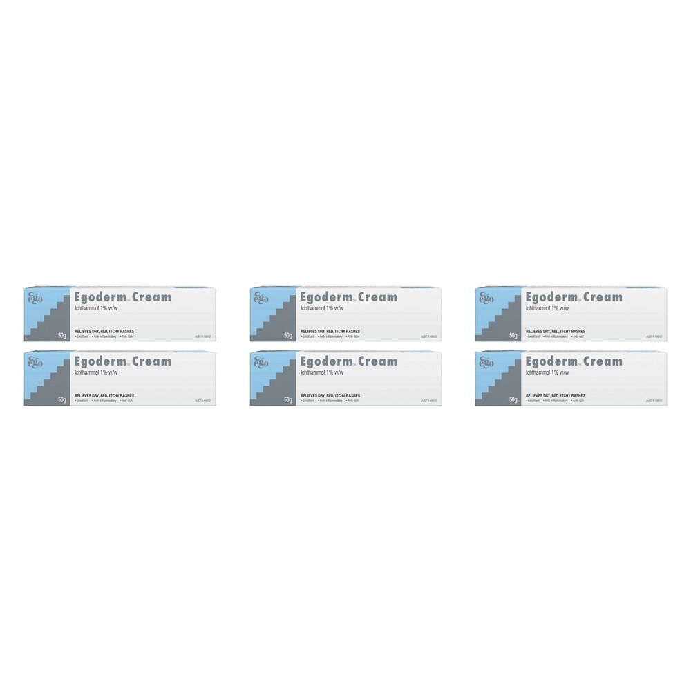 Ego Egoderm Cream 50g Pack of 6
