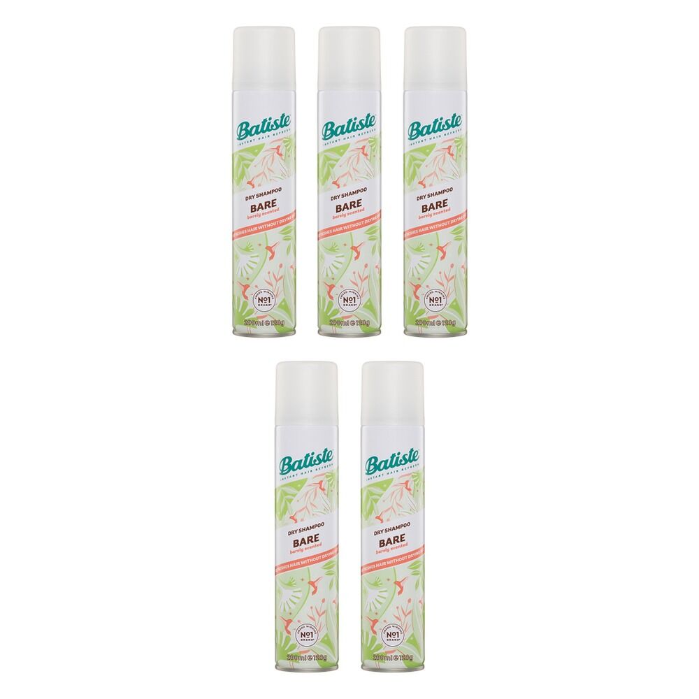 Batiste Bare Dry Shampoo 200mL Pack of 5