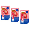 NIVEA 24h Melt-In Moisture Lip Balm Strawberry Shine 4.8g Pack of 3
