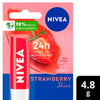 NIVEA 24h Melt-In Moisture Lip Balm Strawberry Shine 4.8g
