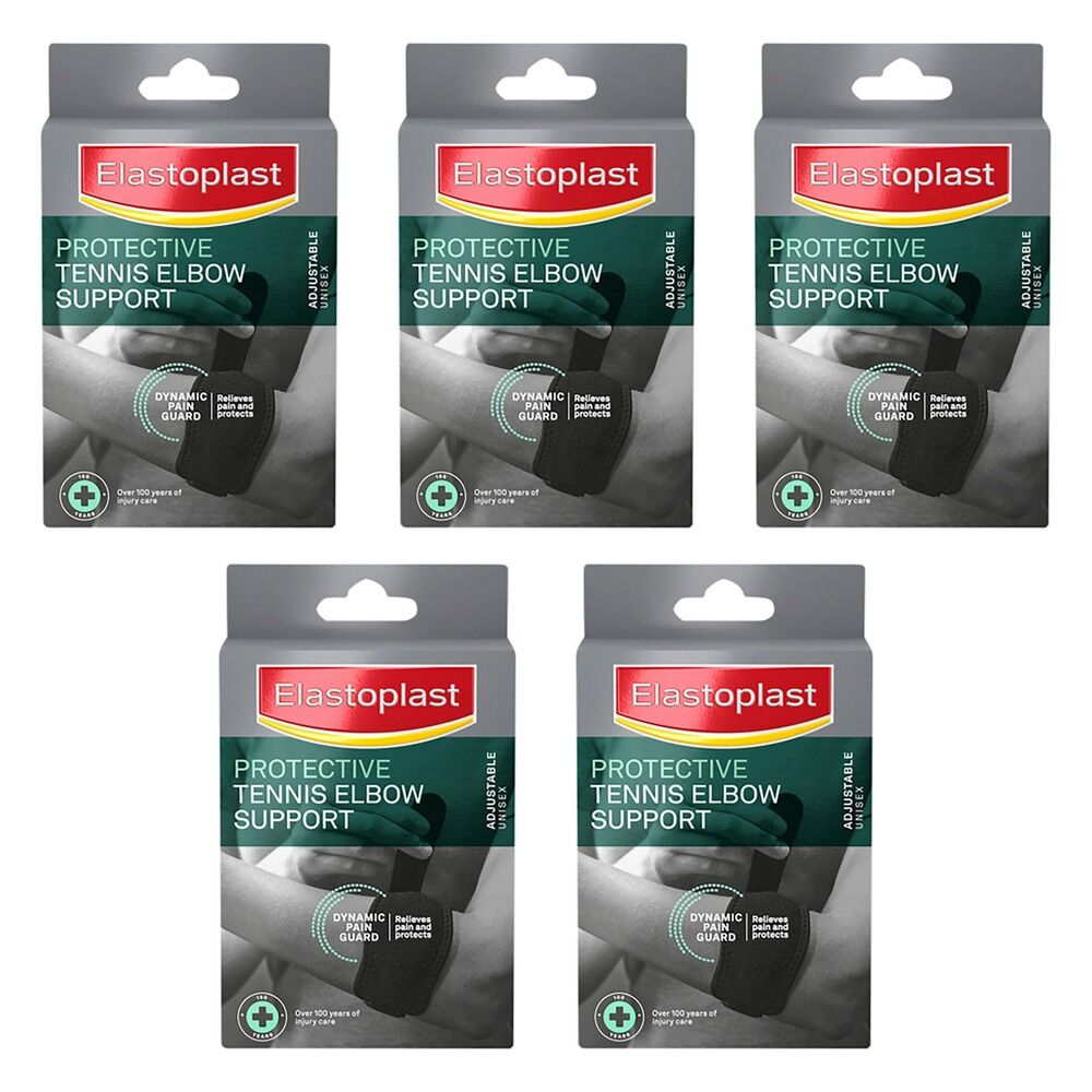 Elastoplast Sport Tennis Elbow Support Black Pack of 5