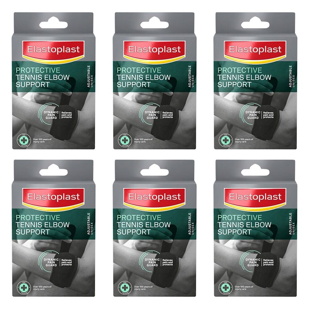 Elastoplast Sport Tennis Elbow Support Black Pack of 6