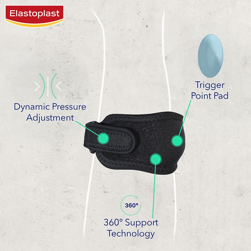 Elastoplast Sport Tennis Elbow Support Black
