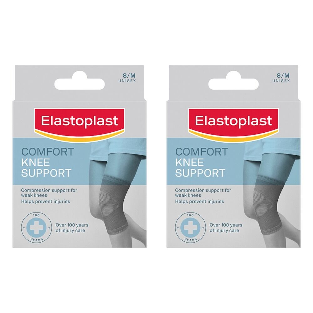 Elastoplast Comfort Knee Support Small/Medium Pack of 2