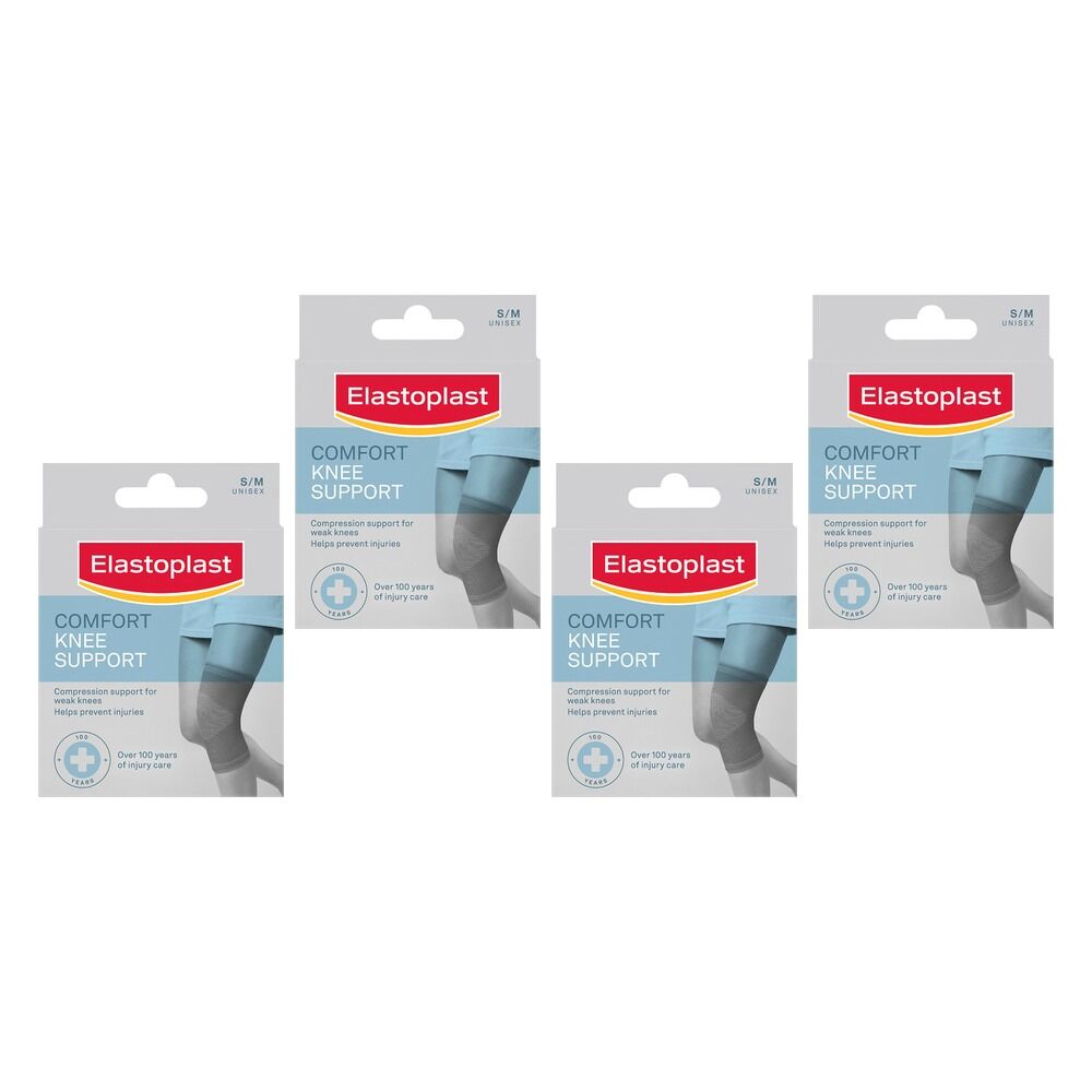 Elastoplast Comfort Knee Support Small/Medium Pack of 4
