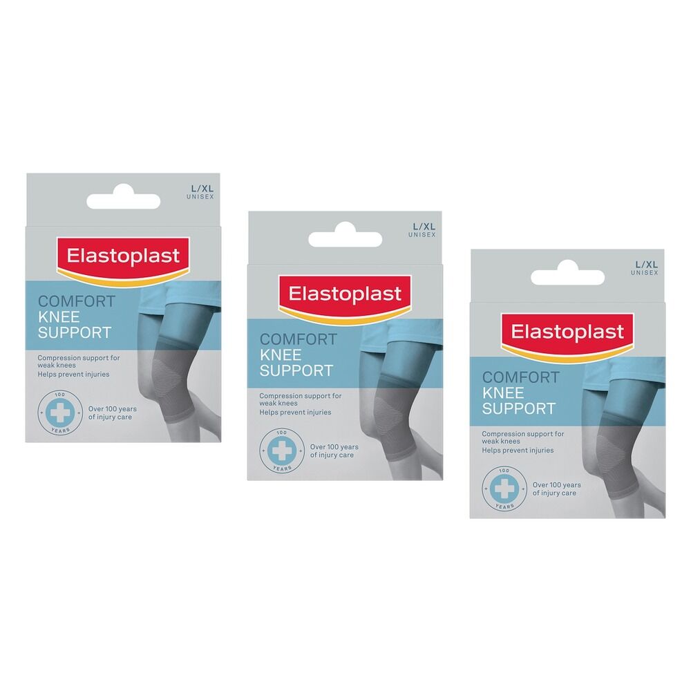 Elastoplast Comfort Knee Support Large/Extra Large Pack of 3