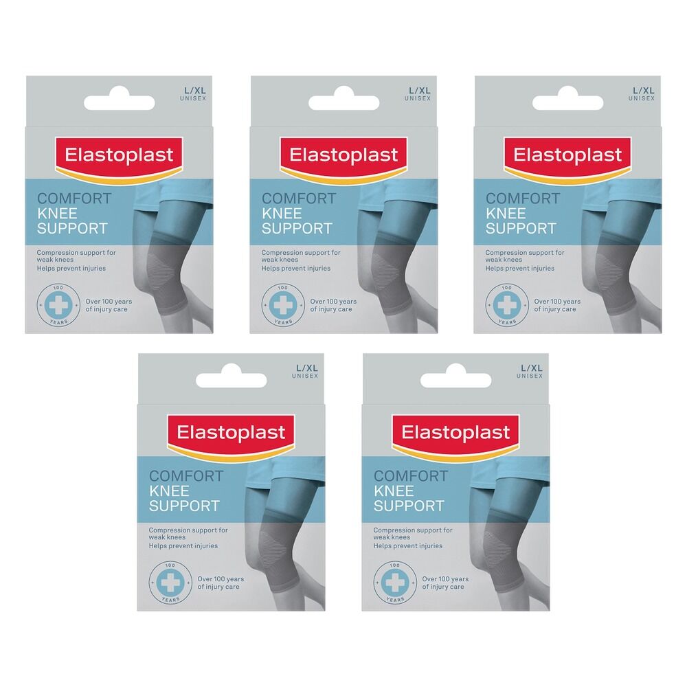 Elastoplast Comfort Knee Support Large/Extra Large Pack of 5
