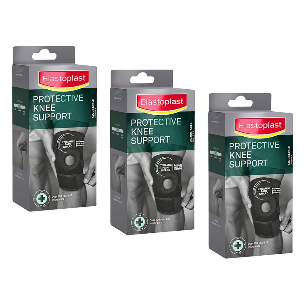 Elastoplast Sport Adjustable Knee Support Pack of 3