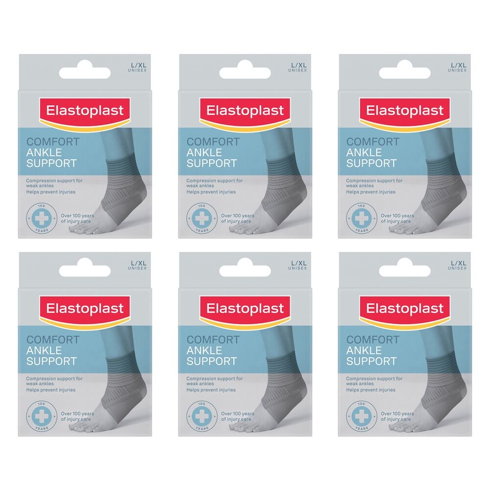 Elastoplast Comfort Ankle Support L/XL Pack of 6