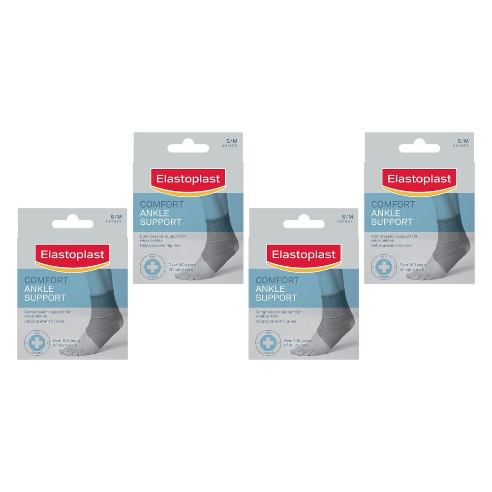 Elastoplast Comfort Ankle Support Small/Medium Pack of 4
