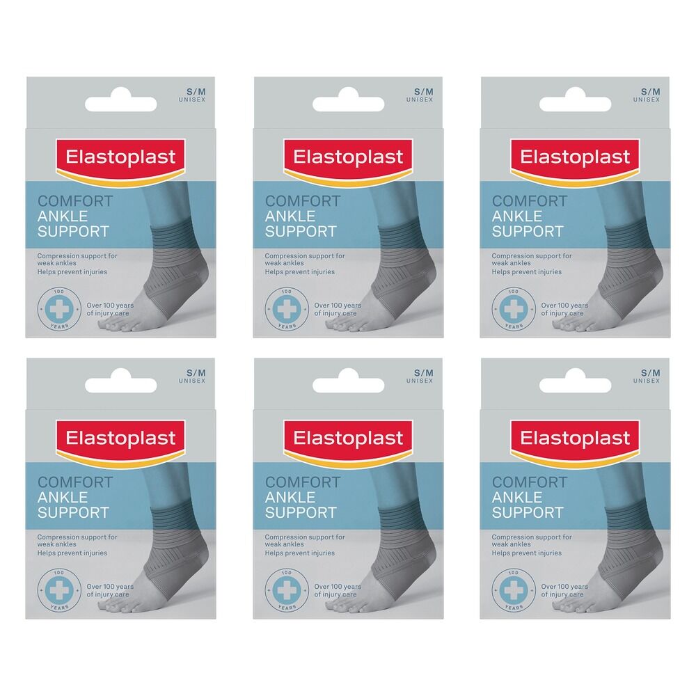 Elastoplast Comfort Ankle Support Small/Medium Pack of 6