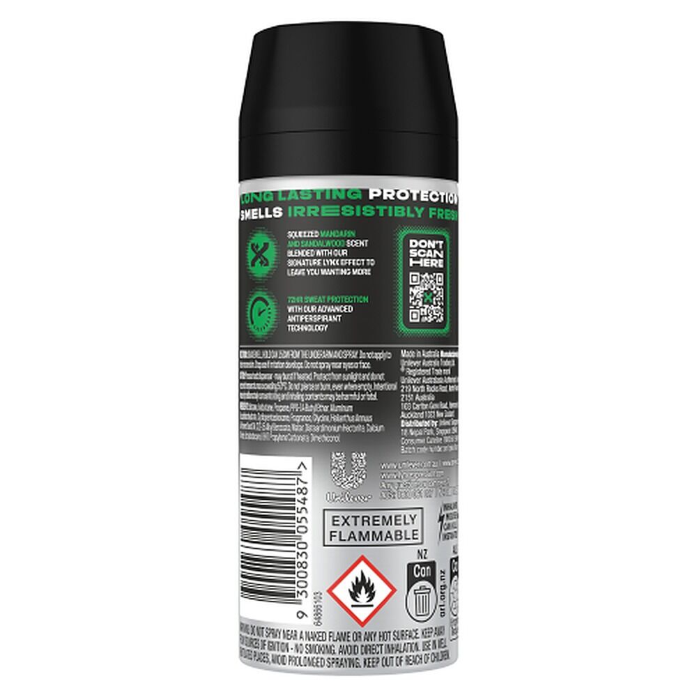 Lynx Antiperspirant Aerosol Africa 165mL