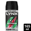 Lynx Antiperspirant Aerosol Africa 165mL