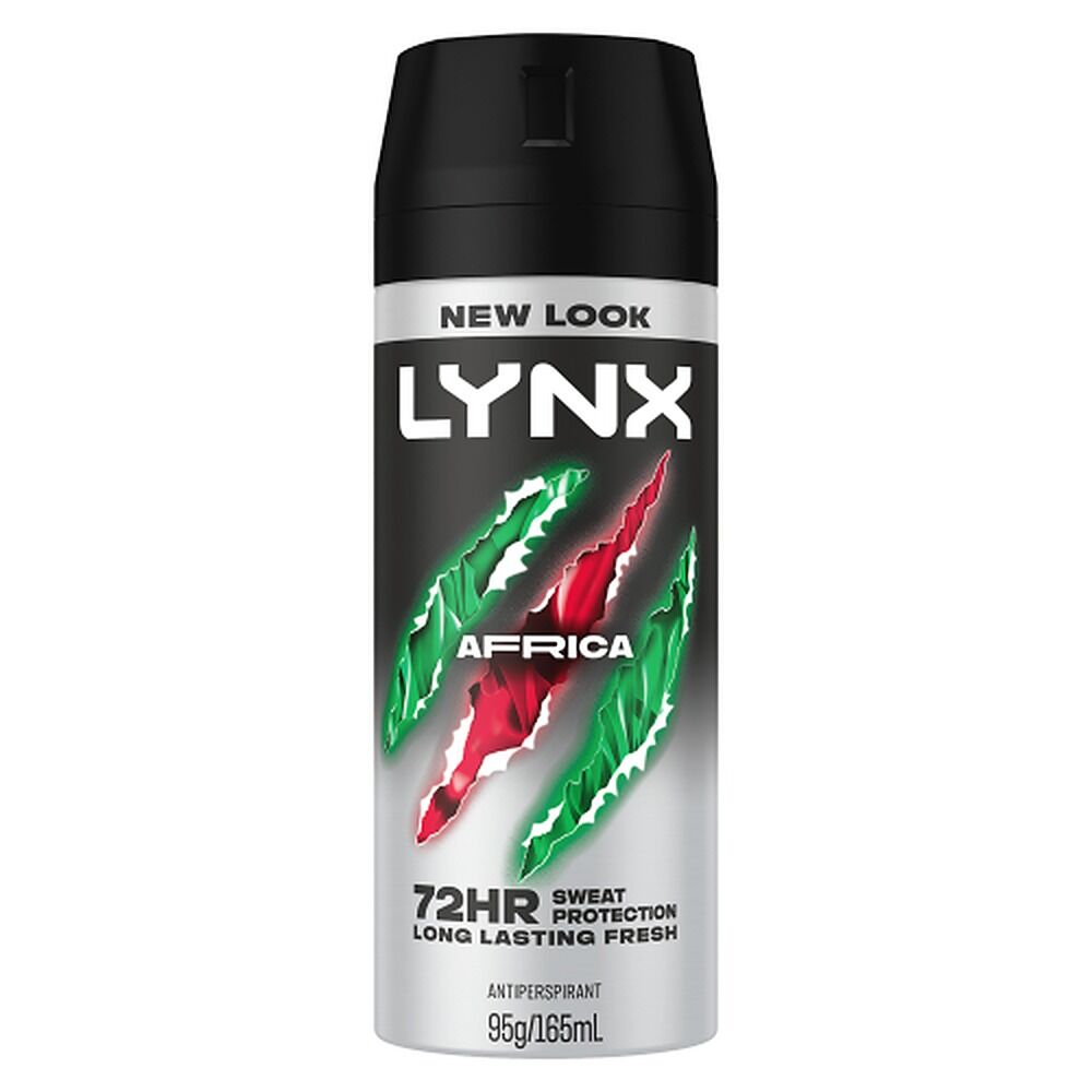 Lynx Antiperspirant Aerosol Africa 165mL