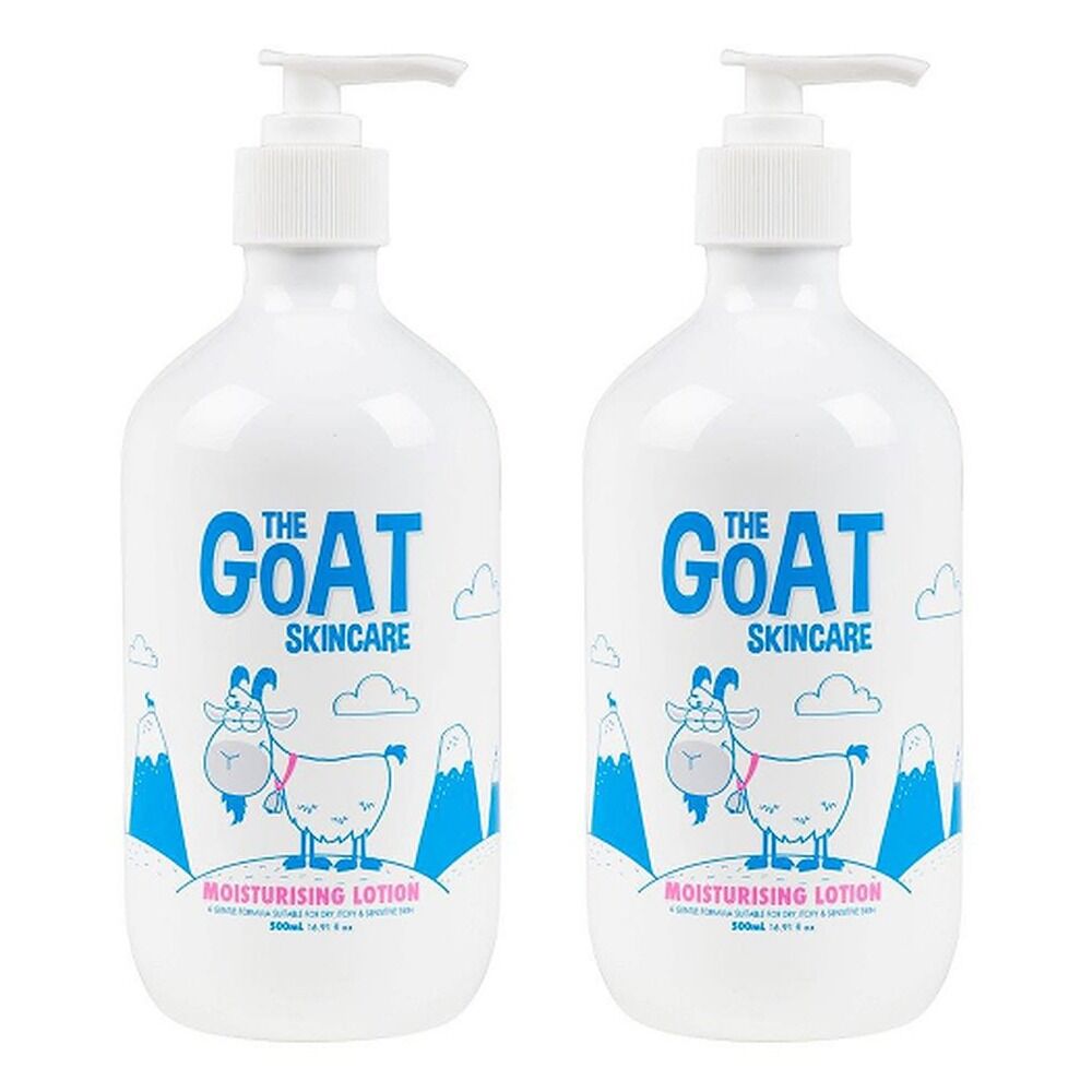 The Goat Skincare Moisturising Lotion 500mL Pack of 2