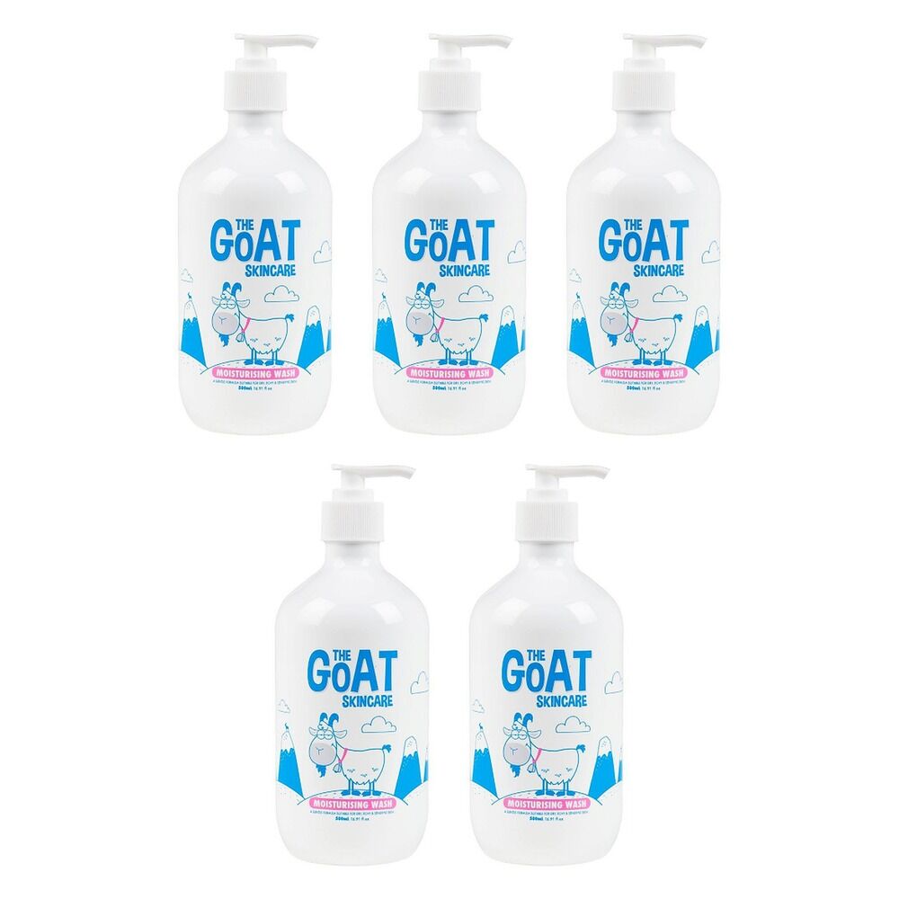 The Goat Skincare Moisturising Wash 500mL Pack of 5