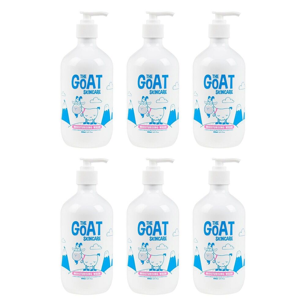 The Goat Skincare Moisturising Wash 500mL Pack of 6