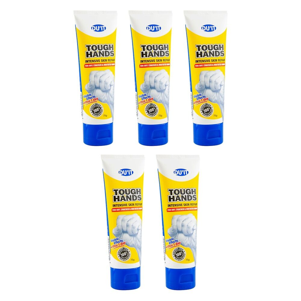 DU'IT Tough Hands Intensive Hand Cream 75g Pack of 5