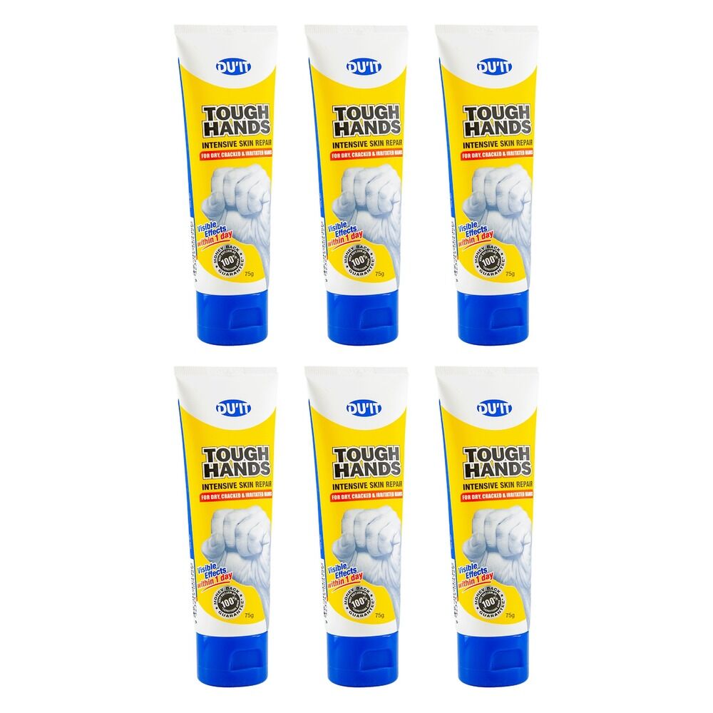 DU'IT Tough Hands Intensive Hand Cream 75g Pack of 6