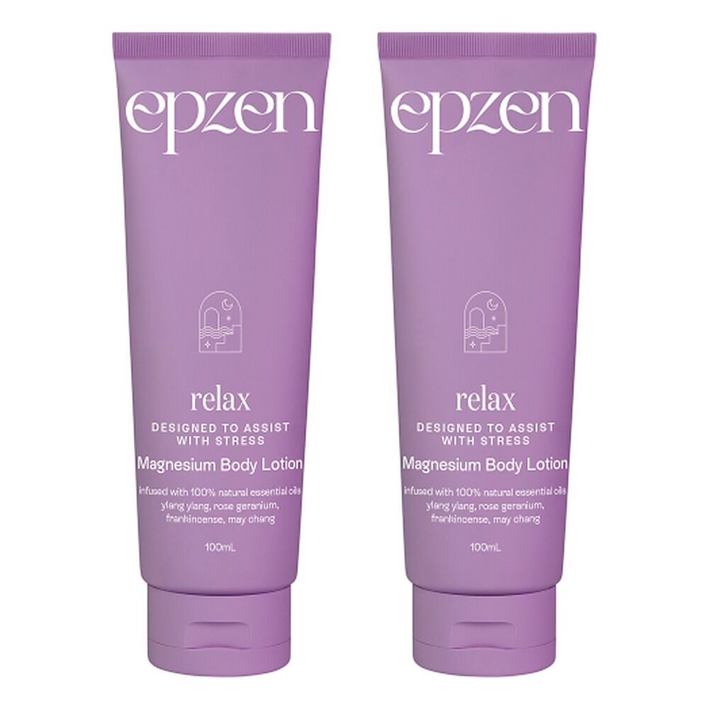EpZen Magnesium Body Lotion Relax 100mL Pack of 2